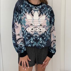 Adidas patterned sweatshirt